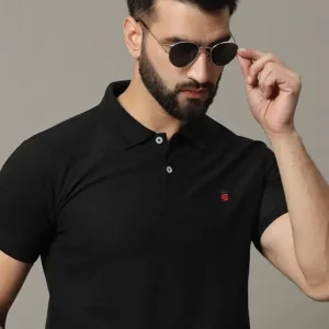 Men's Half Sleeve Solid Polo T-Shirt